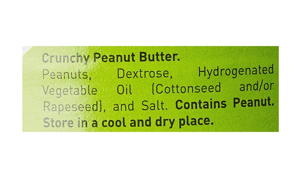American Kitchen Crunchy Peanut Butter    Plastic Jar  454 grams